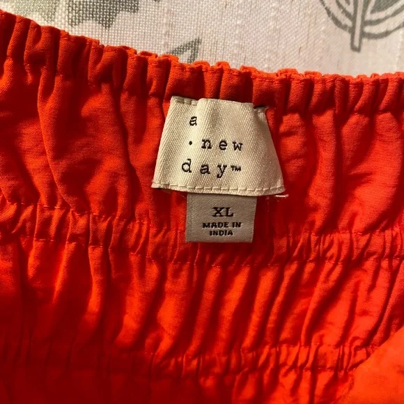 A New Day Vibrant Coral Maxi Dress XL - Picture 3 of 6